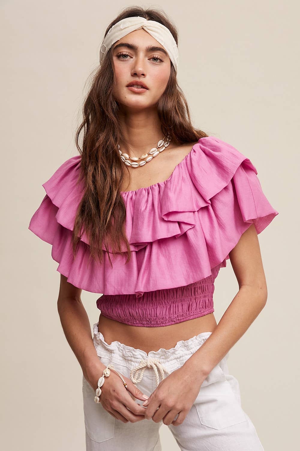 After Hours Ruffle Top