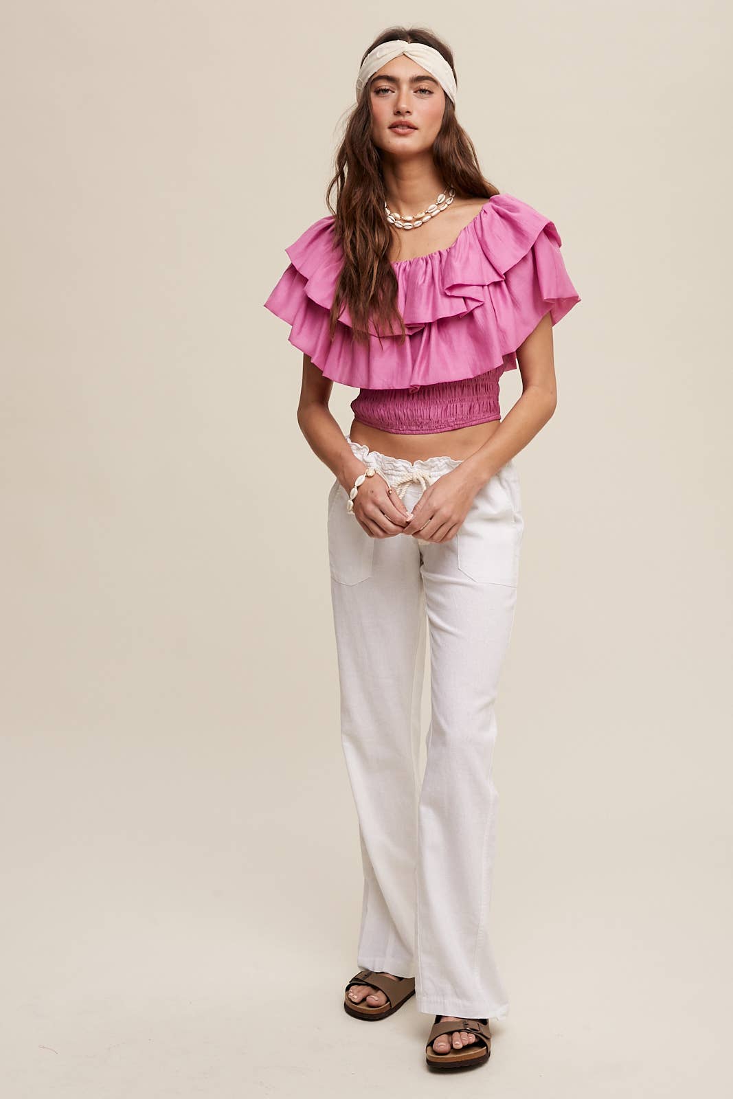 After Hours Ruffle Top