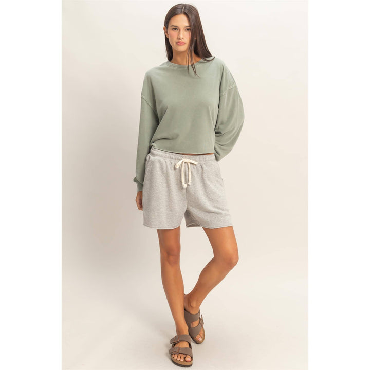 Mineral Wash Boxy Pullover
