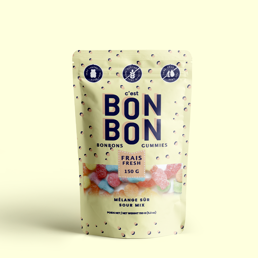 BonBon Gummy Candies - Sour Mix