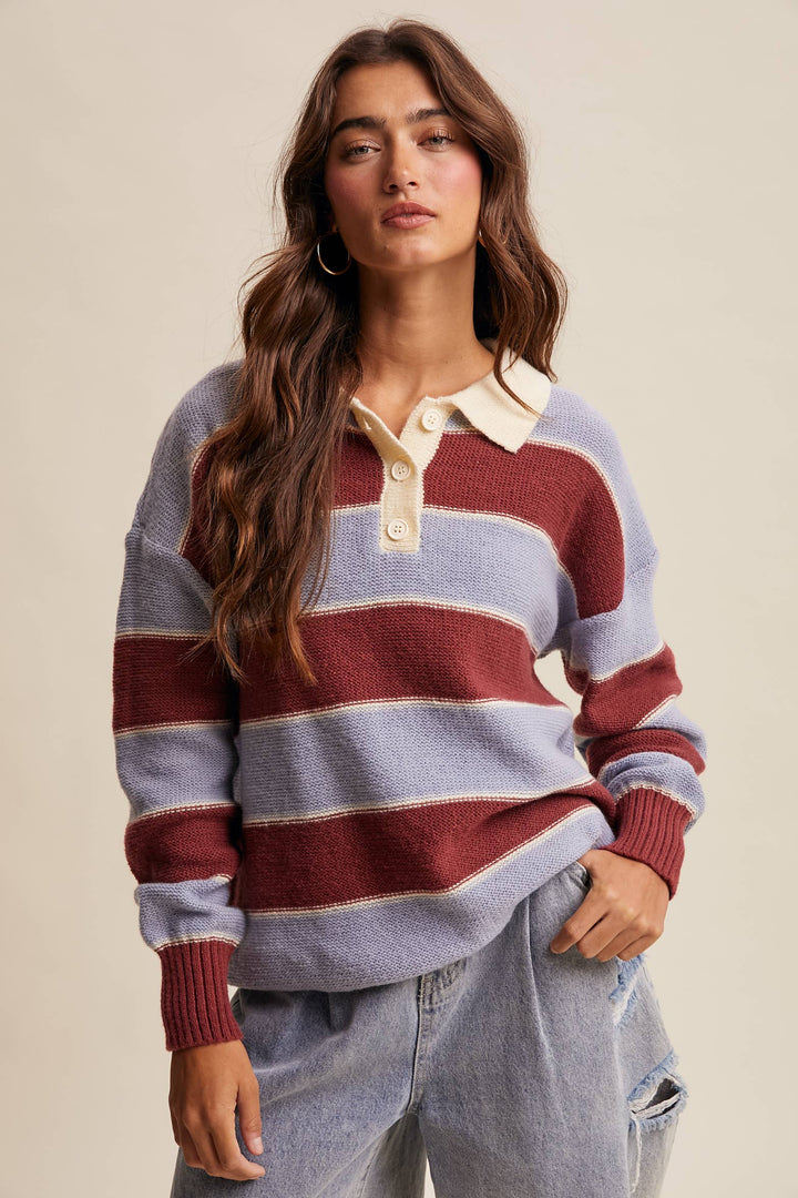 The Rugby Polo Sweater