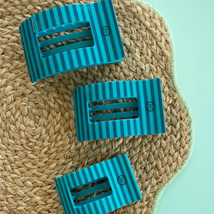 Splash Zone | Large | Flat Rectangle Hair Clip
